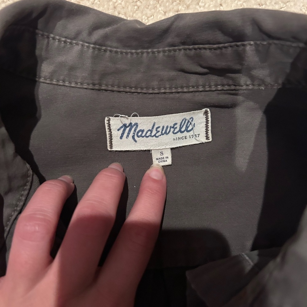 Madewell Button Down Shacket - Size Small - image 2